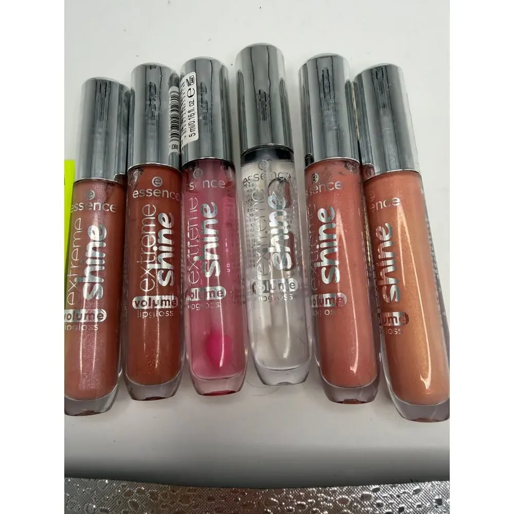 Essence Extreme Shine Volume Lip Gloss Lot 6 Assorted Shades 5ml Discontinued